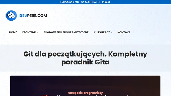 Git dla początkujących. Kompletny poradnik Gita
