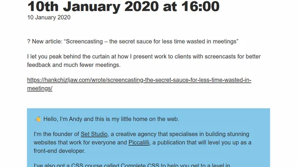 10th January 2020 at 16:00