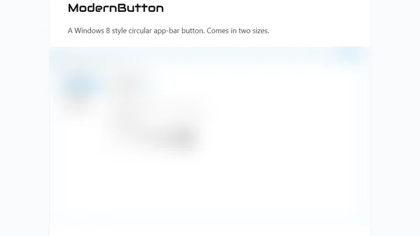 WPF Metro Part 1 - Modern UI for WPF