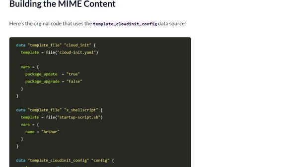 Replacing the template_cloudinit_config data source