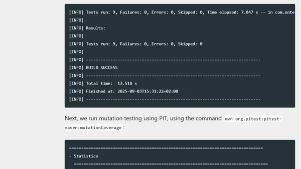 Mutation testing - not just for unit tests