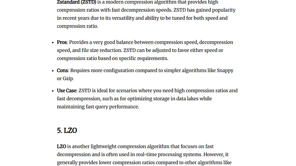 All About  Parquet Part 05 - Compression Techniques in Parquet