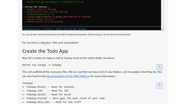 UNO Platform - Build a Todo App - Part 1