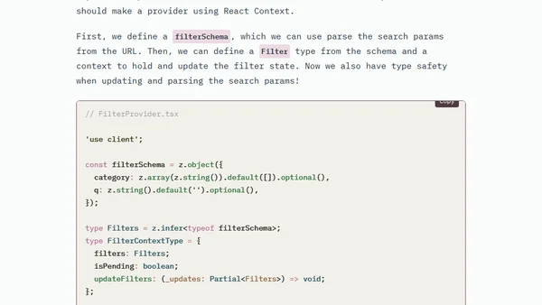 Managing Advanced Search Param Filtering in the Next.js App Router
