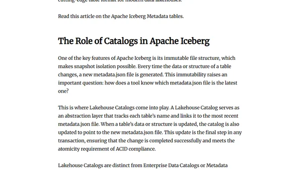 2025 Comprehensive Guide to Apache Iceberg