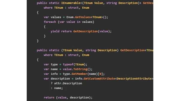 Generic C# Methods with Enum Constraints for .NET