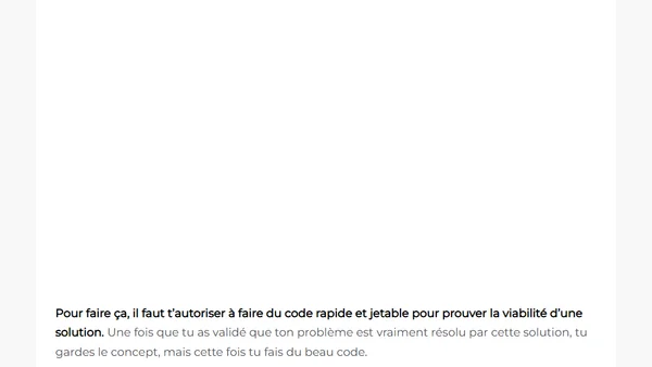 La meilleure technique de résolution de  problèmes en programmation