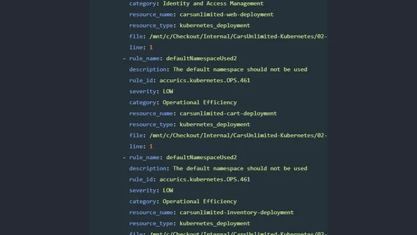 Scanning Terraform, Kubernetes and More for Policy Compliance with Terrascan