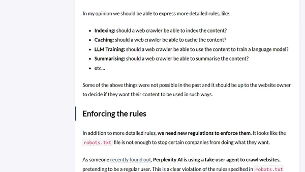 We need an evolved robots.txt and regulations to enforce it