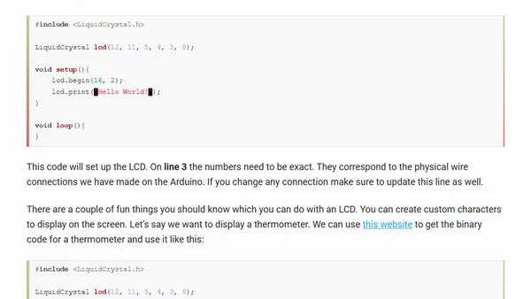 :herb: Greenhouse Part 3: Connecting LCD With Arduino