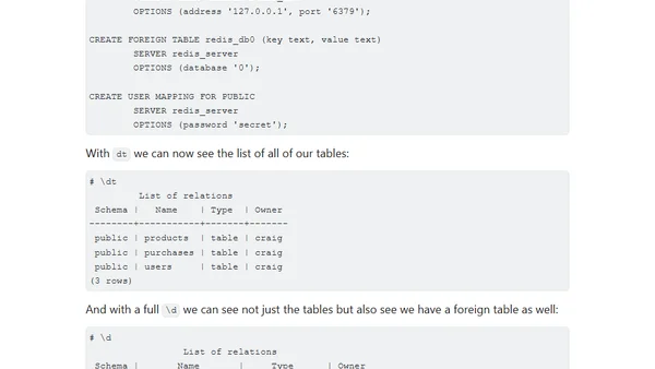 Redis in my Postgres