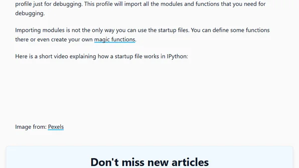 IPython Startup Files