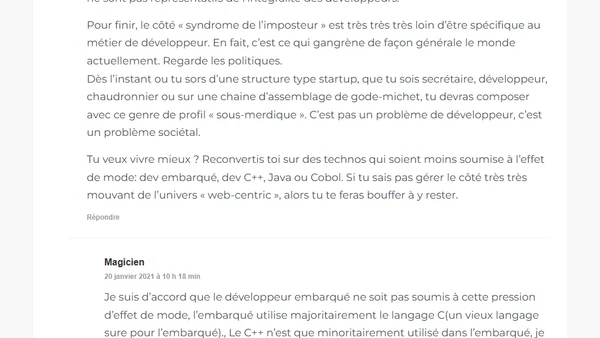 Ce que personne ne te dira sur le métier de développeur