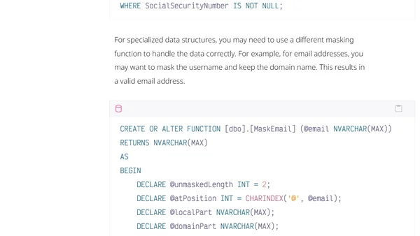Obfuscating data in SQL Server