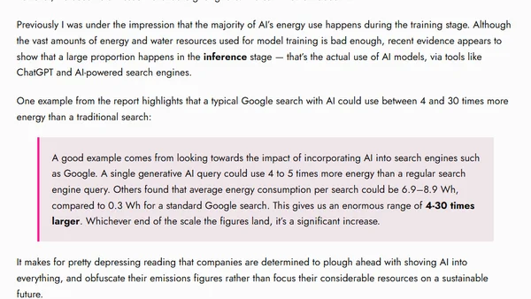AI Environmental Impact Report