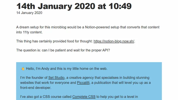 14th January 2020 at 10:49