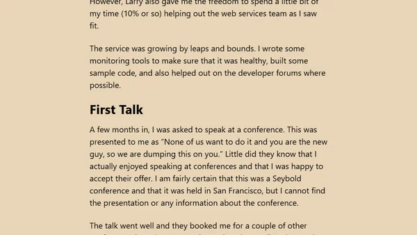 My First 12 Years at Amazon.com