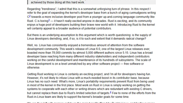 Does Rust belong in the Linux kernel?