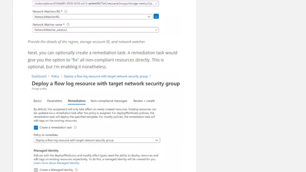 Automatically turning on diagnostic settings using Azure Policy