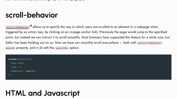 Exciting Times for Browsers (and CSS)