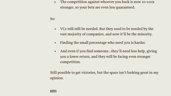 Why I Think VCs Are in Serious Trouble Right Now
