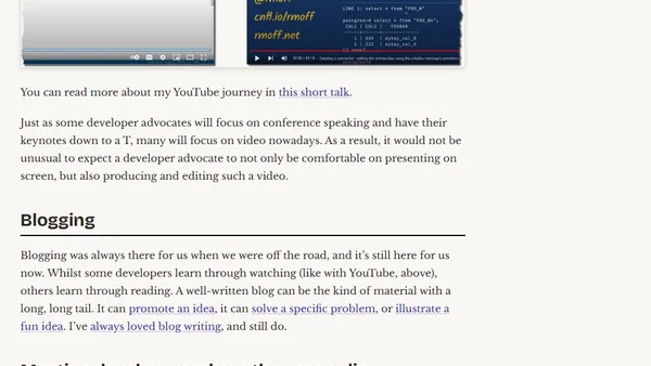 Remote-First Developer Advocacy