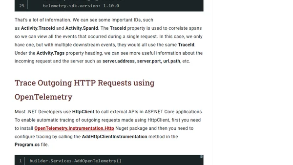 Getting Started with OpenTelemetry in ASP.NET Core