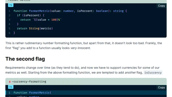 No love for boolean parameters
