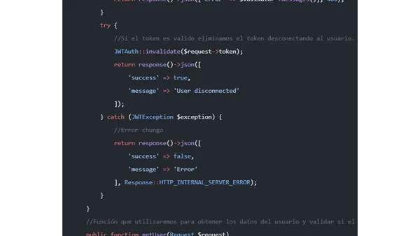 Tutorial Laravel 8 API REST con autentificación JWT (CRUD)