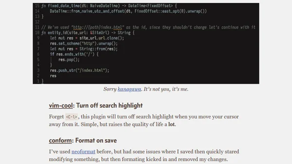 Rewriting my Neovim config in Lua