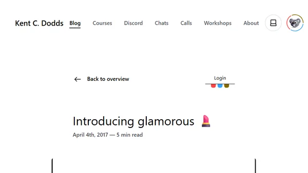 Introducing glamorous 💄