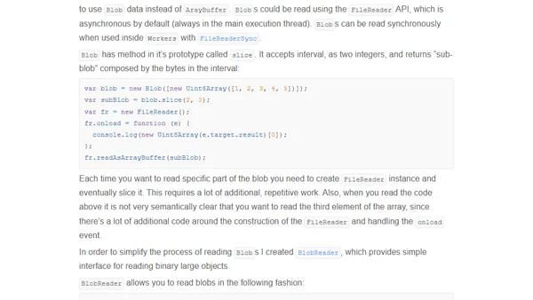 Processing Binary Protocols with Client-Side JavaScript