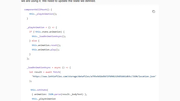 React Native: Getting Started with Lottie and Expo