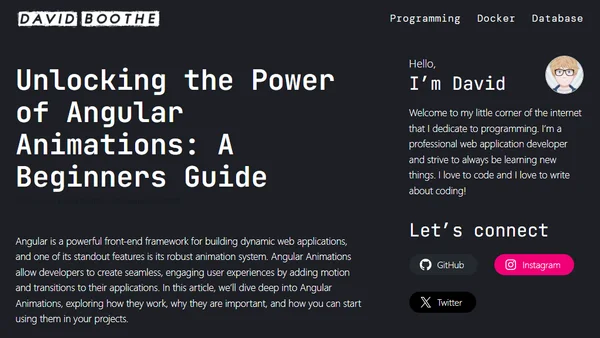 Unlocking the Power of Angular Animations: A Beginners Guide