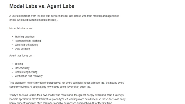 Agents, Context, and the Real Work of AI Development