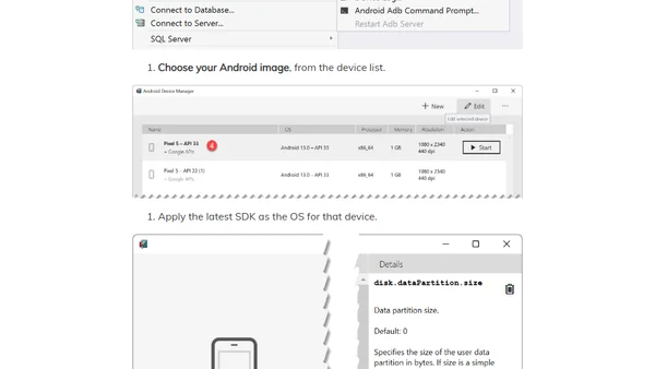 Updating Android SDKs from Visual Studio