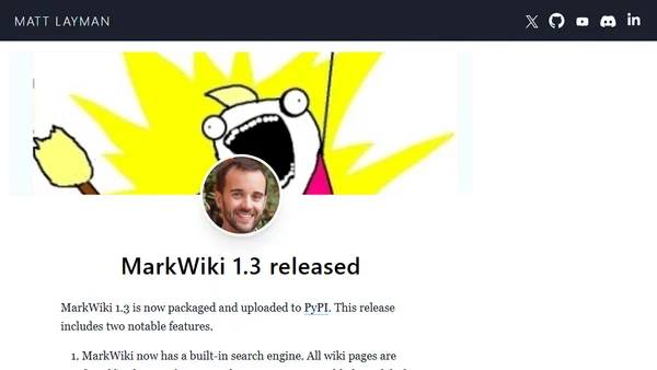MarkWiki 1.3 released