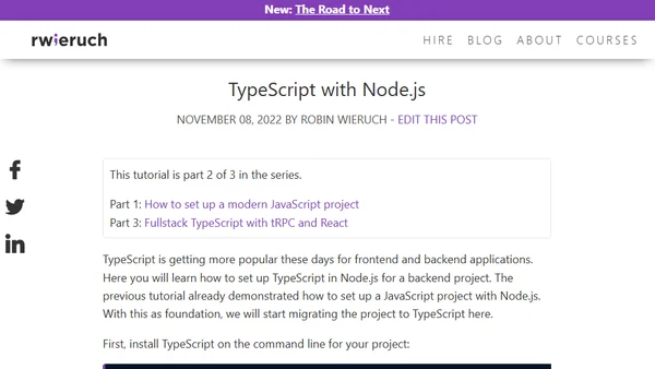 TypeScript with Node.js