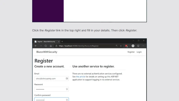 Introduction to Authentication with server-side Blazor