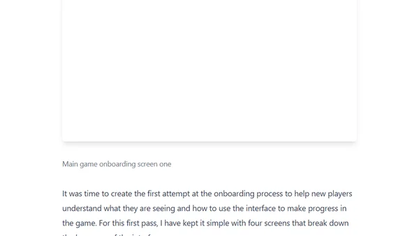 Game development update 11 - idle or active, you choose