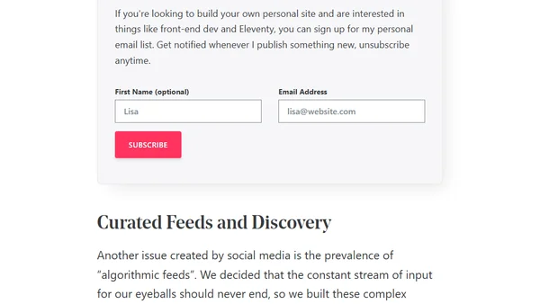 The Return of the 90s Web