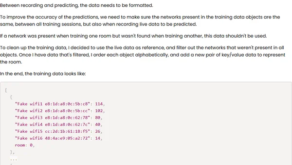 Predicting indoor location using machine learning and wifi information