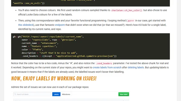 Harmonizing and emojifying our GitHub issue trackers