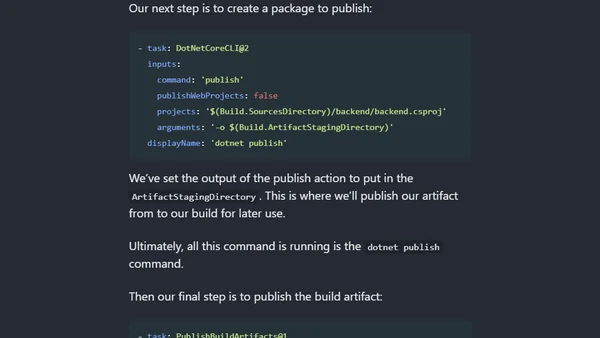 Building YAML CI/CD Pipelines in Azure DevOps [Part 1]