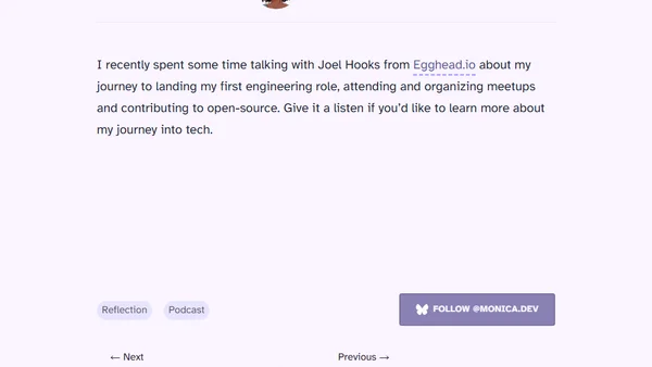 Egghead Podcast: "Personal Growth From Open-Source And Meetups"