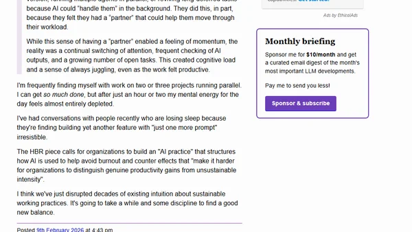 AI Doesn’t Reduce Work—It Intensifies It