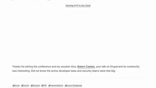Running PHP in the Cloud slides and sample code