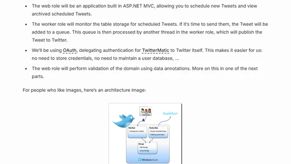 How we built TwitterMatic.net - Part 1: Introduction