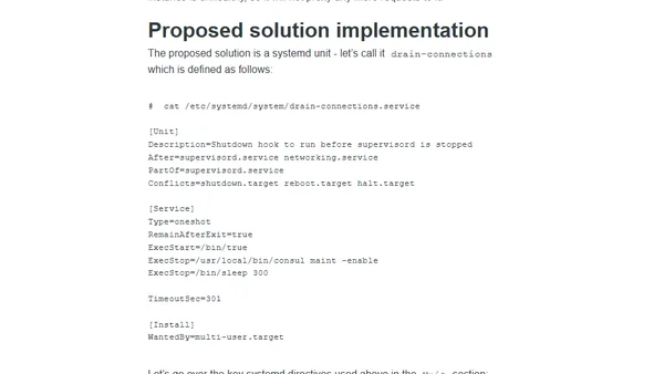 Doing something before systemd shuts your supervisord down