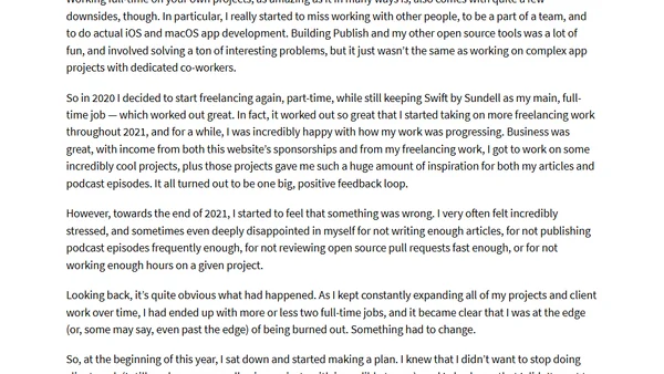 Swift by Sundell turns five years old today! Here’s what’s next for the website and the podcast